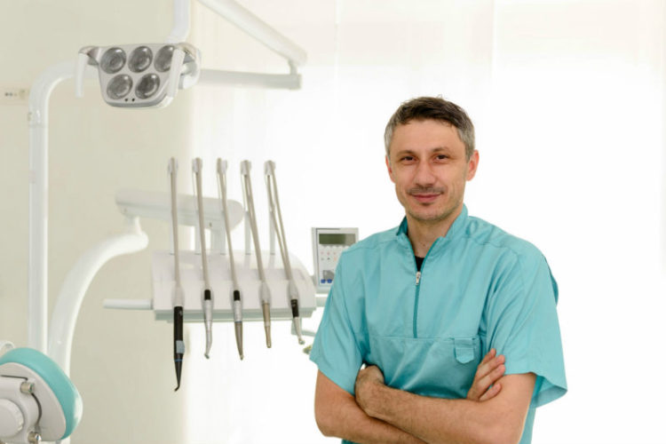 Doctor Dario Repic in Dental Centar Repic office in Trogir, Croatia